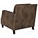 Leaton Upholstered Recessed Arm Chair Brown Sugar by Coaster