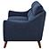 Gano Sloped Arm Upholstered Loveseat Navy Blue by Coaster