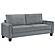 Davis 2-piece Upholstered Rolled Arm Sofa Grey by Coaster