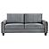 Davis 2-piece Upholstered Rolled Arm Sofa Grey by Coaster