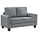 Davis 3-piece Upholstered Rolled Arm Sofa Grey by Coaster