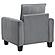 Davis Upholstered Rolled Arm Accent Chair Grey by Coaster