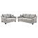 Tomkins 2-piece Boucle Upholstered Sofa Set Light Grey by Coaster