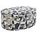 Tomkins Oval Upholstered Storage Ottoman Indigo Blue by Coaster
