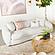 Isabella Upholstered Tight Back Sofa White by Coaster