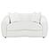 Isabella Upholstered Tight Back Loveseat White by Coaster