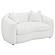 Isabella Upholstered Tight Back Loveseat White by Coaster