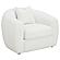Isabella Upholstered Tight Back Chair White by Coaster