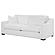 Ashlyn Upholstered Sloped Arms Sofa White by Coaster