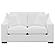 Ashlyn 3-piece Upholstered Sloped Arms Living Room Set White by Coaster