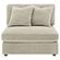 Blaine Upholstered Armless Chair Sand by Coaster