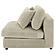 Blaine Upholstered Armless Chair Sand by Coaster