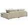 Blaine Upholstered Reversible Sectional Sofa Sand by Coaster