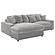 Blaine Upholstered Reversible Sectional Fog by Coaster