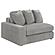 Blaine Upholstered Reversible Sectional Sofa Set w/Armless Chair Fog by Coaster