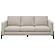 Tilly Upholstered Track Arms Sofa Oatmeal by Coaster