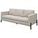 Tilly Upholstered Track Arms Sofa Oatmeal by Coaster