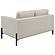 Tilly Upholstered Track Arms Loveseat Oatmeal by Coaster