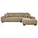 Octavia Upholstered Sectional Chaise Sofa Camel by Coaster