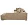 Octavia Upholstered Sectional Chaise Sofa Camel by Coaster