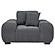 Octavia Upholstered Track Arm Accent Chair Charcoal Grey by Coaster