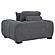 Octavia Upholstered Track Arm Accent Chair Charcoal Grey by Coaster