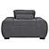 Octavia Upholstered Track Arm Accent Chair Charcoal Grey by Coaster