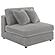 Blaine Upholstered Armless Chair Fog by Coaster