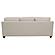 Glenn Cushion Back Sofa Light Grey by Coaster