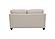 Glenn Cushion Back Loveseat Light Grey by Coaster