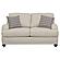 Glenn Cushion Back Loveseat Light Grey by Coaster