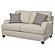 Glenn Cushion Back Loveseat Light Grey by Coaster