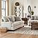 Glenn Cushion Back Loveseat Light Grey by Coaster