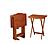 Donna 5-piece Tray Table Set Golden Brown by Coaster
