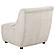 Charlotte Upholstered Curved Armless Chair Ivory by Coaster