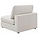 Serene Upholstered Armless Chair Beige by Coaster