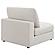 Serene Upholstered Armless Chair Beige by Coaster
