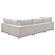 Serene 4-piece Upholstered Modular Sectional Beige by Coaster