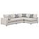 Serene 4-piece Upholstered Modular Sectional Beige by Coaster