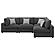 Serene 4-piece Upholstered Modular Sectional Charcoal by Coaster