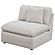 Hobson Cushion Back Armless Chair Off-White by Coaster