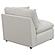 Hobson Cushion Back Armless Chair Off-White by Coaster