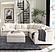 Hobson Cushion Back Armless Chair Off-White by Coaster