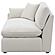 Hobson Sloped Track Arms LAF Chair Off-White by Coaster