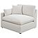 Hobson Sloped Track Arms LAF Chair Off-White by Coaster