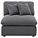 Hobson Upholstered Armless Chair Charcoal by Coaster