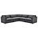 Hobson 5-piece Upholstered Modular Sectional Sofa Charcoal by Coaster