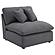 Hobson Upholstered Armless Chair Charcoal by Coaster