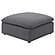 Hobson Square Upholstered Ottoman Charcoal by Coaster