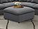 Hobson Square Upholstered Ottoman Charcoal by Coaster